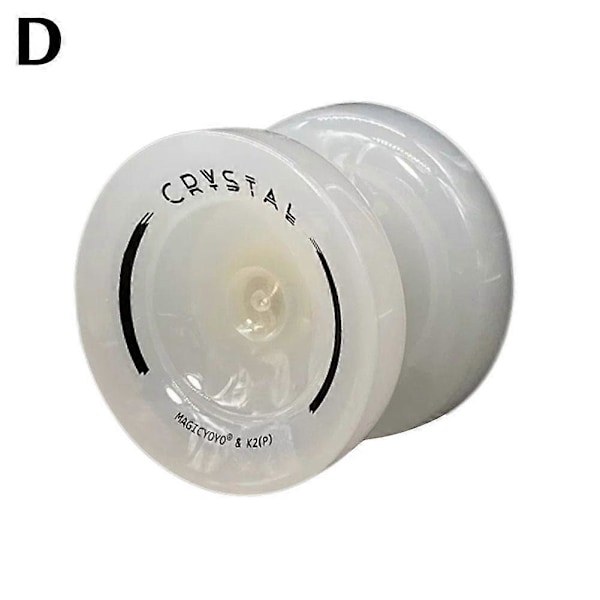 Yoyo - Magic Toy Yoyo K2, Transparent, Färgglad, För Pojkar, Klassisk, Barndom, Boll, För Nybörjare LGL K2 White