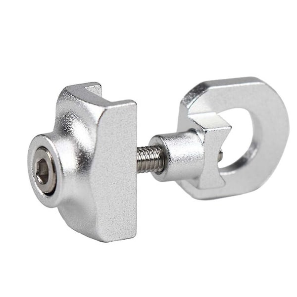 Cykelkæde Spænder Justerer Spænder Aluminiumlegering BMX Fixie Fastener [GGL] Silver