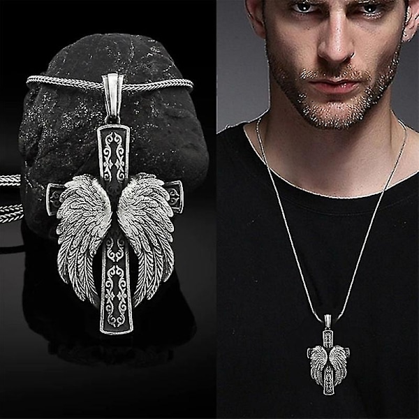 Katolskt skyddshelgonhänge Michael St. Michael The Archangelhänge Halsband Dropshipping I lager [GGL]