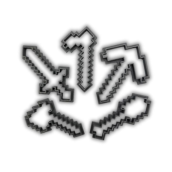 MineCraft verktyg kakformar (LGL)