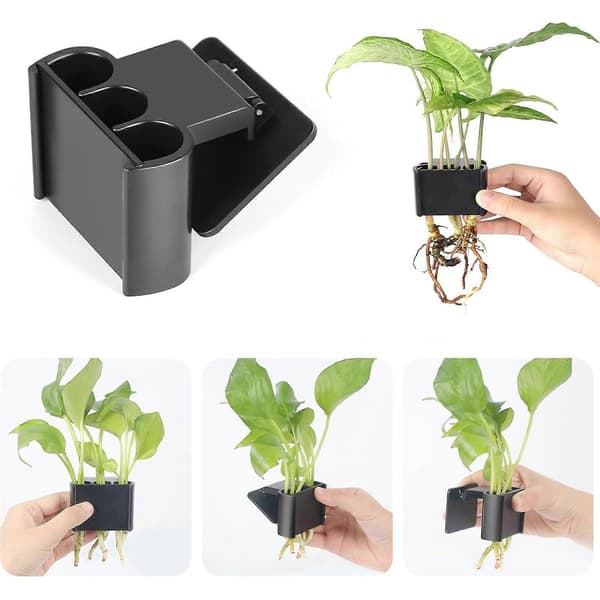 Let at installere akvarier Hydroponisk holder Holdbar ABS-materiale til flere tankstørrelser Planteopbevaring (LGL) Multicolor