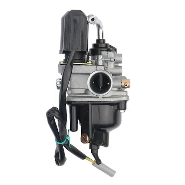 Karburator 17,5 mm med E- Gilera Runner til Nrg50 Typoon50 Xr Lx50 Gilera Storm 50 LGL Black   Silver