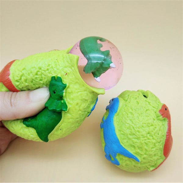 2 Fidget Dinosaur Figur Hånd For Pop Squeeze Legetøj Nyhed Gag Voksne Angst T
