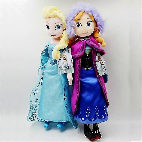 40/50cm Jäädytetty Täytetty Nukke Prinsessa Anna Elsa Nukke Pehmolelu Lapsille Syntymäpäivälahja-e PHE124 LGL Aisha 40cm