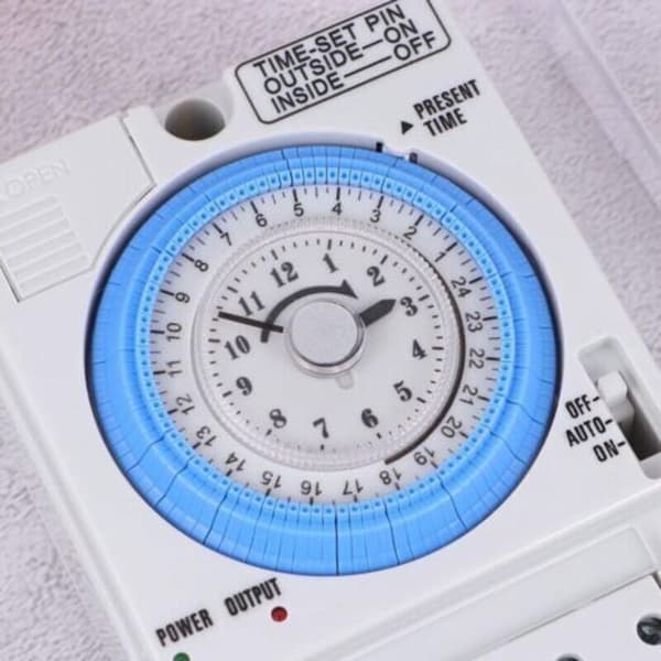 12V AC/DC Mekanisk Køkkentimer (Bærbar) (LGL)