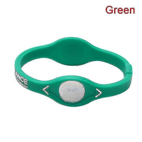 Power Balance Energi Helse Armbånd For Sport Håndleddsbånd Ion Silikonbånd Gave LGL Green