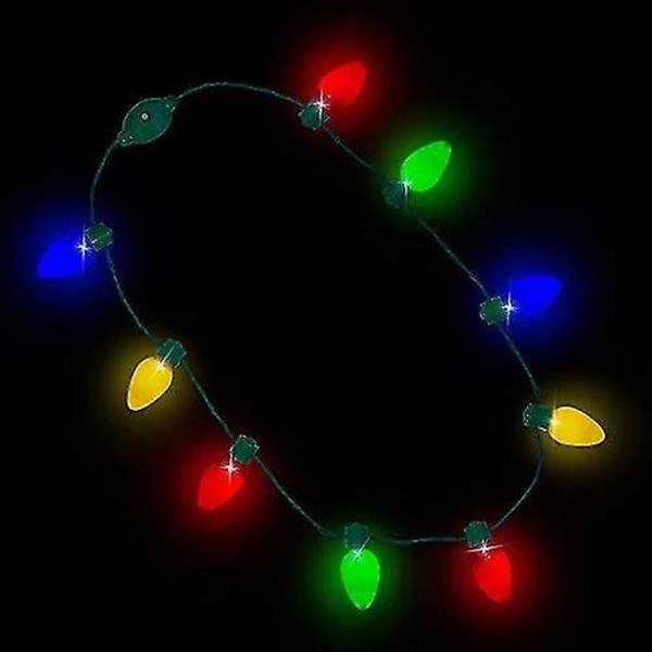 Led-valot vilkkuvat polttimot Joululoman kaulakorujuhlien suosikkeja 6 vilkkuvalla valotilalla (1 pakkaus)