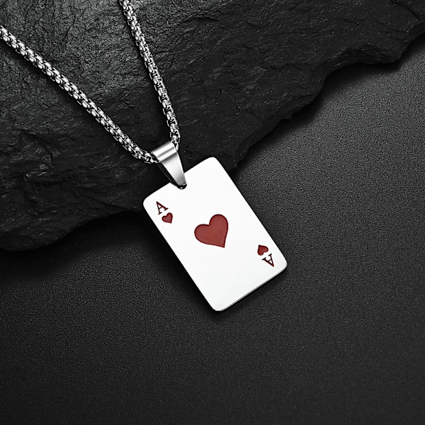 Pata- ja Herttaässä Riipus Miehille, Korttiässä Riipus, Pokeriässä Riipus 22.4 (LGL)