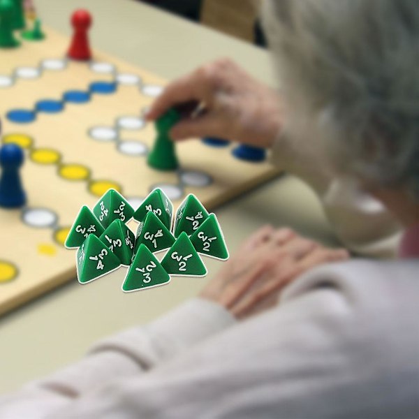 10 Akryylisen D4 Nopan Setin Juhlatarvikkeet, Juhlapalvelukset, Perhepelit Dnd:lle (LGL)