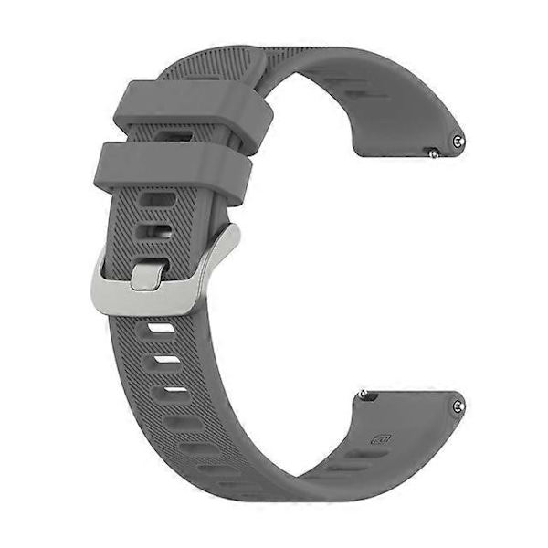 Kompatibel med Garmin Forerunner 158/Forerunner 55 Silikone Rem Udskiftning Urrem til Forerunner 158/Forerunner 55 LGL Gray Forerunner 158