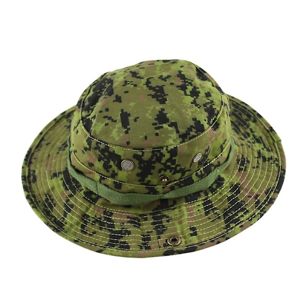 Maastokuvioitu taktinen airsoft-sniper boonie -hattu metsästyshattu kalastus ulkoilu leveälierinen lippis unisex ulkoilu vaelluslippis LGL GZ 60CM