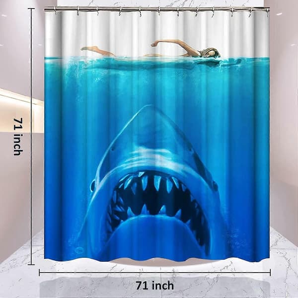 Jaws Suihkuverho Hai (LGL)