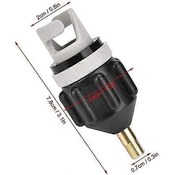 2 kpl SUP-pumpun kompressoriventtiilin pumppusovitin puhallettavalle veneelle, seisottavalle melontalaudalle (LGL)