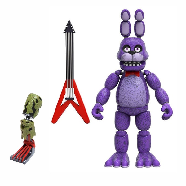 Hjem flyttbar ledd Five Nights At Freddy Office Figur Leke Skrivebordsornament Gave TAO[GL] Purple