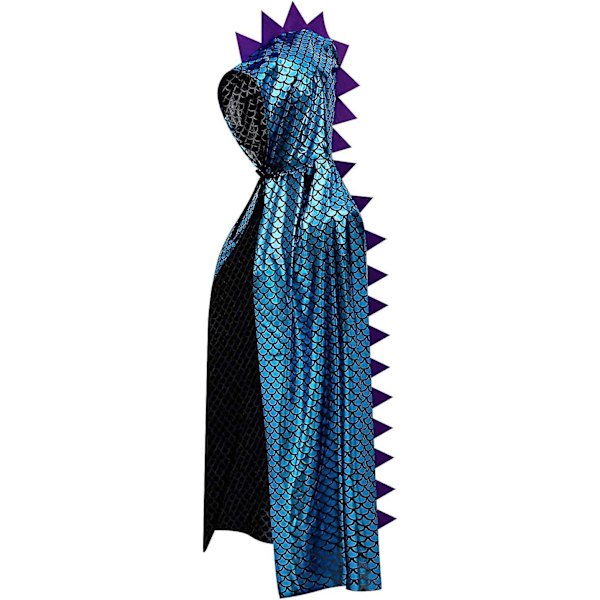Blåhalloween Hætte Kappe Barn Dinosaur Lang Maske Kappe Vampyr Djævel Kostume Magiker Pige Dreng Kostume Cosplay Fest Performance Bil