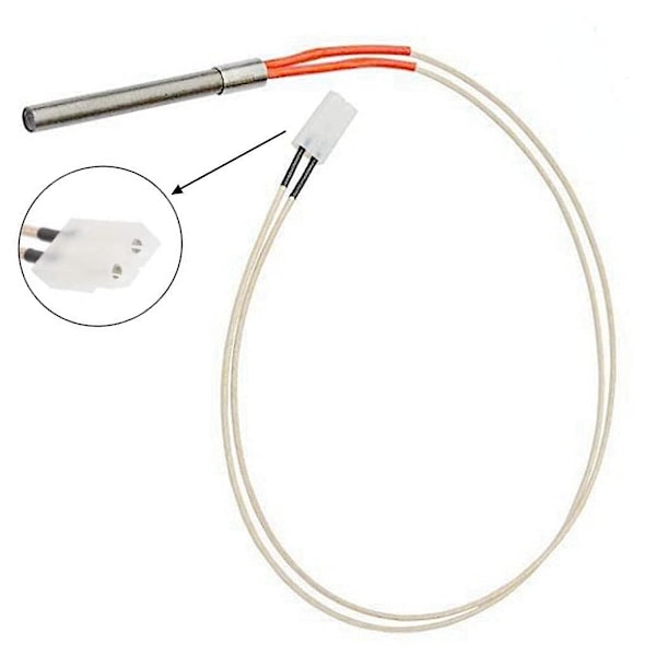 Ignitor Kit Reservedeler Utendørs Griller Starter for Traeger Camping Chef og Pit Boss Pellet Utendørs Griller for BBQ Pro Parts [L] 230V 9.5mmx110mm