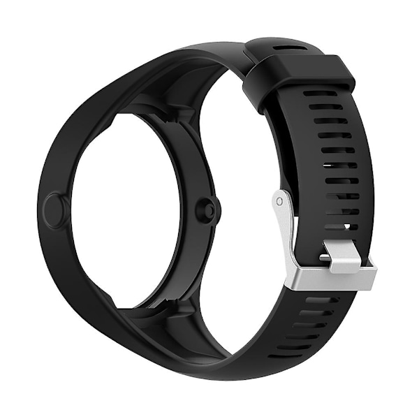 Justerbar silikone rem til Polar M200 smartwatch [GGL] Black