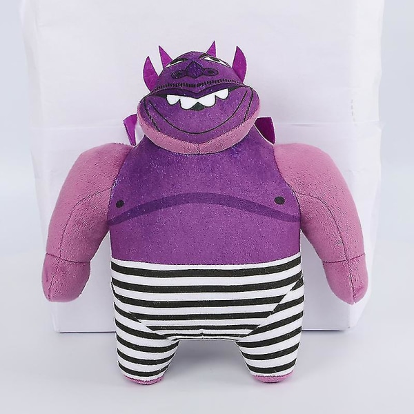 35cm Animaatioelokuva Wendell & Wild Ympäröivät Nuket Wendell Ja Wilder Demon Pehmolelut Fat Purple Devil