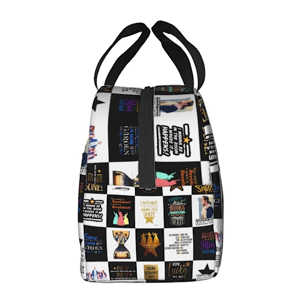 Hamilton The Musical Lunsjveske Tote Bag Isolerte Lunsjboks Piknik Strandfiske Arbeidslunsjbag-w428