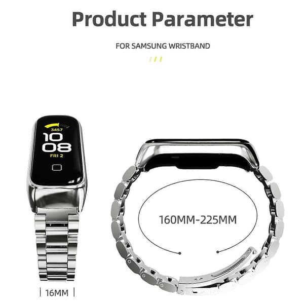 Urrem i rustfritt stål for Samsung Galaxy Fit 2 (LGL) Blue