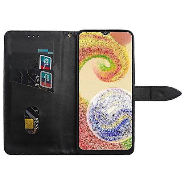 IDEWEI Beskyttelsesetui i PU-læder med flip-cover og kortslot til Samsung Galaxy A35 5G LGL Multicolor Style E
