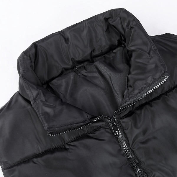 Sliktaa Lett Vattert Ermeløs Jakke for Menn LGL Black 2XL