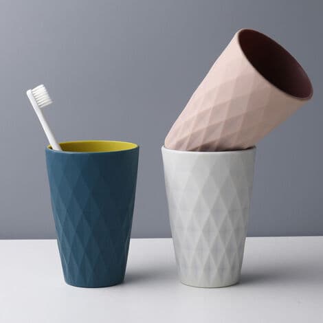 450 ml plastkopp, nordisk design, solid og fallsikker (lys blå) (LGL)