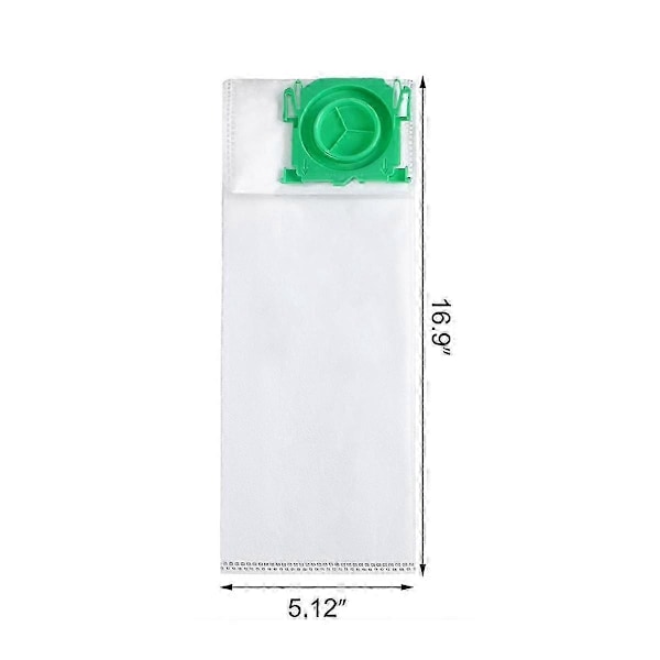 12 stk. støvsugerposer kompatible med K X/C/370 X serien Extra Pet XP2 XP3 5093ER støvsugerfilter (LGL)