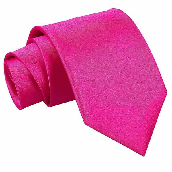 Hot Rosa Ensfarget Sateng Slips (LGL) Pink