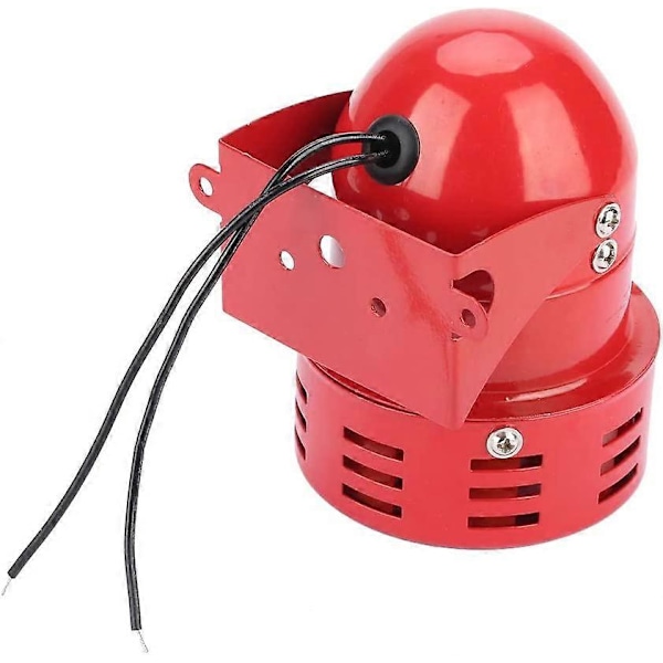 220v Industriel Sirene Motor Alarm, Mini Bil Alarm Ring Metal Motor Alarm 220V 120DB Elektrisk Tyveribeskyttelse MS-190 (Rød) (LGL)
