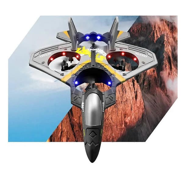 RC Fjärrkontroll Flygplan 2.4G Fjärrkontroll Hobbyplan Segelflygplan EPP Skumleksaker RC Drone Ki (LGL) SilverMulticolor