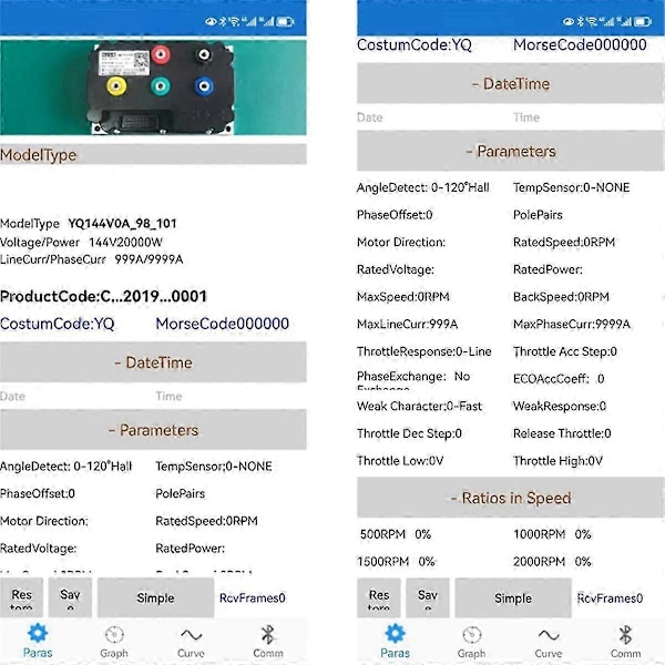 För FarDriver Controller Programmering Bluetooth Adapter BT Modul för ND72240 72260 72360 72680 Mobil Kontroll-BRA LGL As Shown