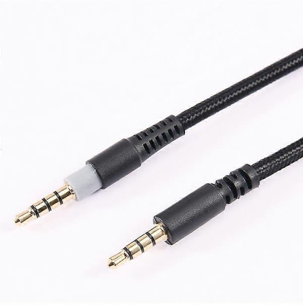 Udskiftningslydkabel til Kingston Hyperx Cloud Ii / Hyperx Cloud Alpha Høj Kvalitet 1,5 meter (LGL) Black 1.5M