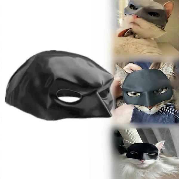Halloween Söta Husdjurskläder Bat Cat Mask Kostym Cosplay Ny Cool Hero Räddar Världen Fest