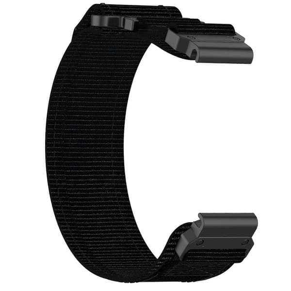 22mm Nylon Urrem til Garmin Instinct 2 Solar LGL Black