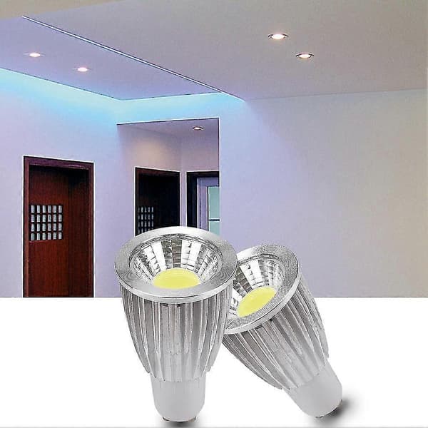7W GU10 LED-pære Aluminium COB Spotlight til hjemmerestaurant hotel (LGL)