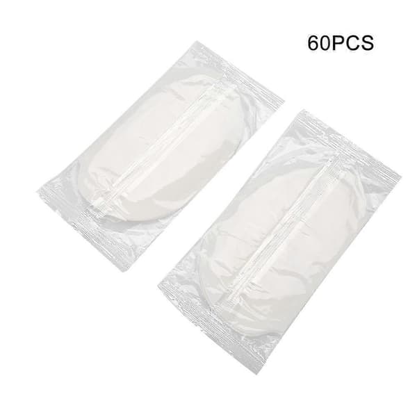Engangs Svetteabsorberende Underarmsputer Unisex Bomull Armhule Svettebeskyttelse 60 stk (LGL)