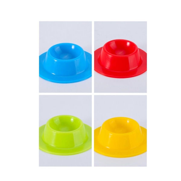 Ägghållare Set, 4 Delar Silikon Äggkopp Set Äggkoppshållare för Kök Kokt Ägg Frukost (LGL)