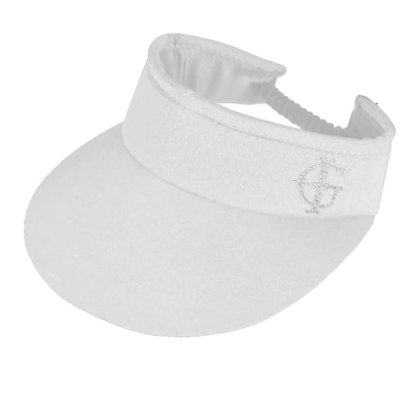 Golf-solskjerm med diamantlogo for damer (LGL) White One Size