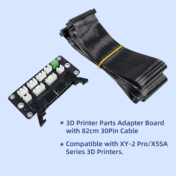 Tronxy 3D-skrivardelar Adapterkort med 82cm 30-stiftskabel Kompatibel med XY-2 Pro/X5SA Serien 3D LGL