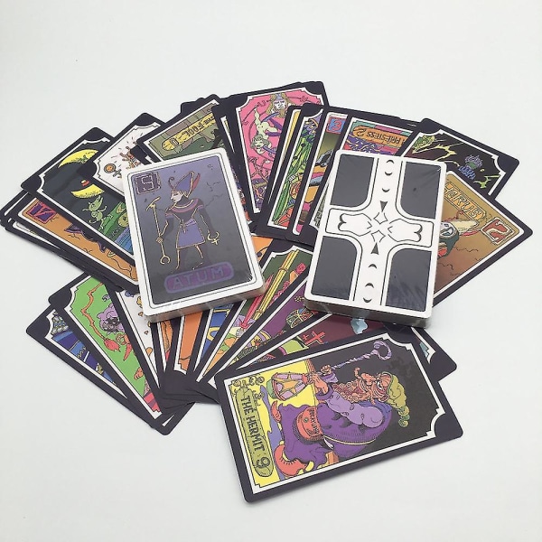 Jojo's Bizarre Adventure Tarotkort 22 Grand Akana + 9 Royal Gods, i alt 31