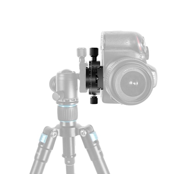 360 astetta kääntyvä kolmijalka pikakiinnityslevy panoraamateline DSLR-kameralle LGL QJ 08