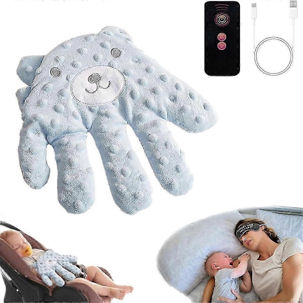 Baby Anti-Skremme Hansker, Baby Beroligende Håndflater, Baby Elektrisk Beroligende Håndpute, for Klapping og S LGL As Shown