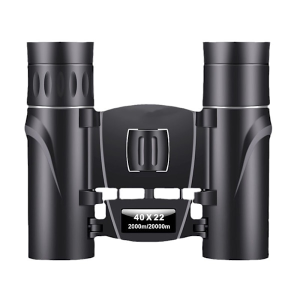 40x22 HD Kraftfuld Kikkert 2000m Lang Rækkevidde Foldbar Mini Teleskop Bak4 FMC Optik Til Jagt Sport (LGL)