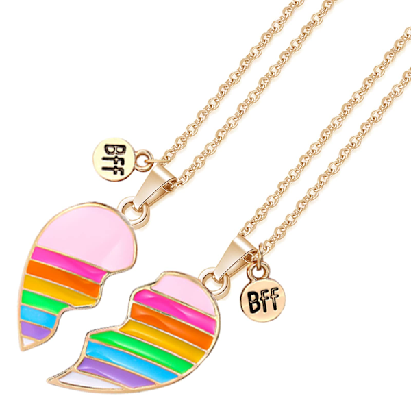 Sydänpalapeli Kaulakoru Ystävyyskaulakoru 2 kpl (LGL) Flerfärgad MultiColor