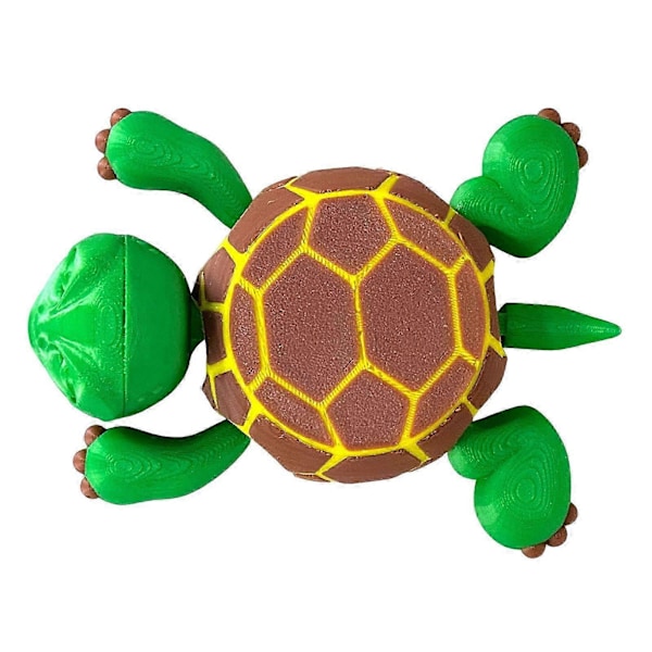 3D Print Skildpadder Brik Funny Dyr Kopholder Anti Varmebestandig Dekorativ Bordmåtte til Kontorbord - God LGL Green