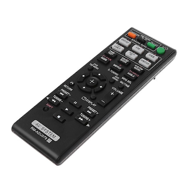 Erstatning RM-ADU078 Audio/Video Receiver Fjernbetjening Generisk til HBD-DZ175 (LGL)