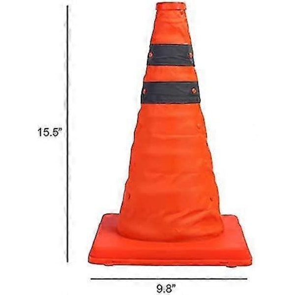 15,5 tum hopfällbara trafikkoner, mångsidig popup-reflexkon (1-pack) - Yvan LGL