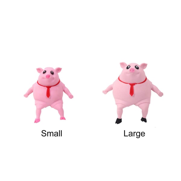 Pink Pig Squishy Lelu, Pig Squeeze Lelut, Stressiä lievittävä lelu lapsille  ja aikuisille Small 380a | Small | Fyndiq