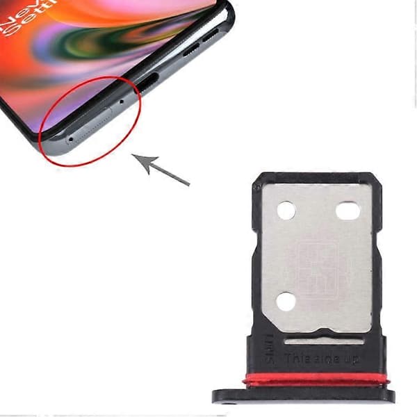 För OnePlus Nord 2 5G DN2101 / DN2103 SIM-kortsfack + SIM-kortsfack (LGL) Grey